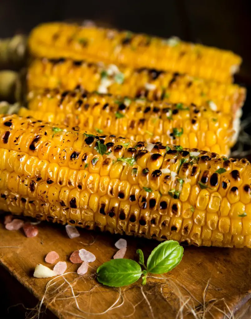 Corn on a cob
