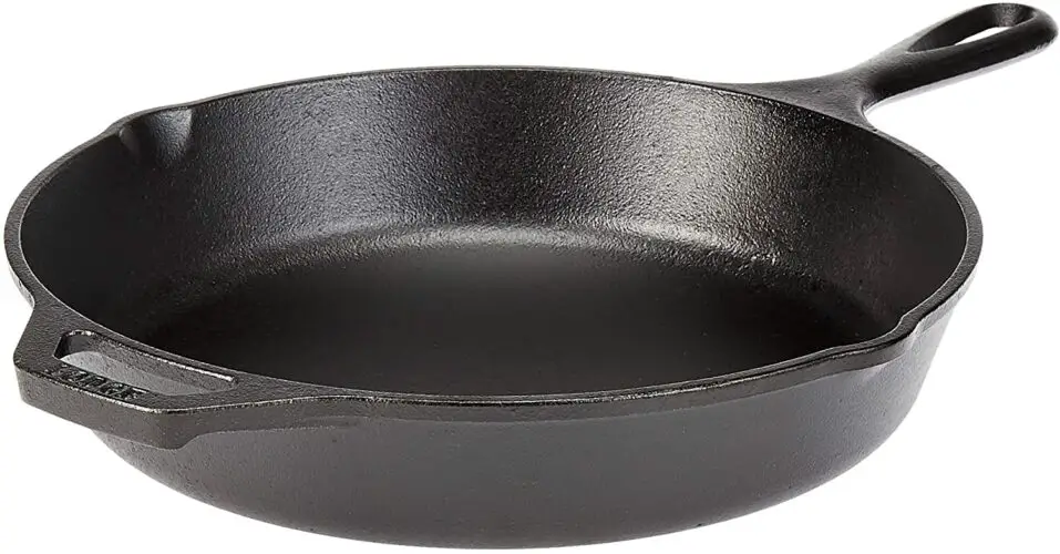 How to clean a cast iron skillet with burnt-on